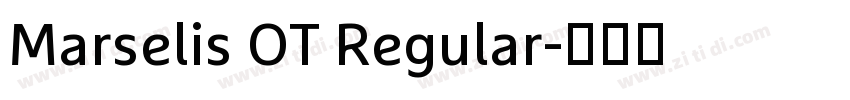 Marselis OT Regular字体转换
